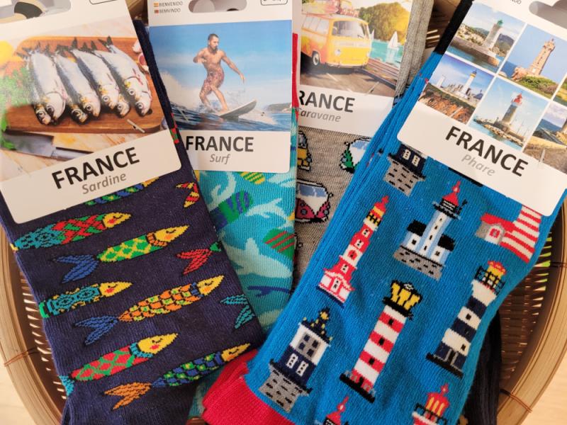 chaussettes bord de mer pornichet