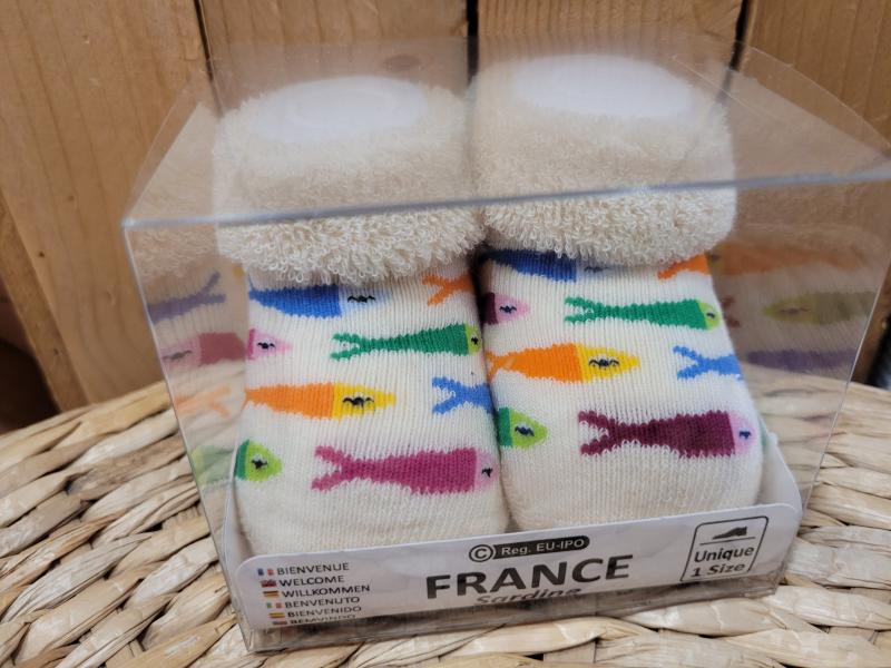 CHAUSSONS BEBE POISSONS PORNICHET